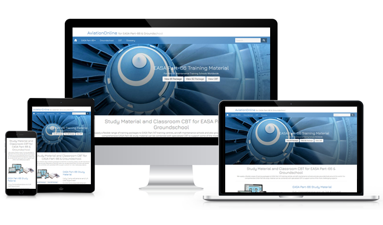 AviationOnline website on various devices