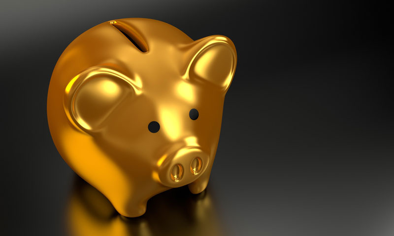 Piggy bank for pension